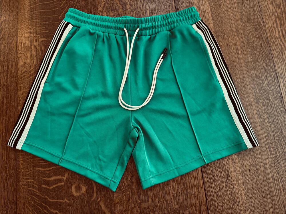 NWT ANANKE Green Track Shorts in MEDIUM